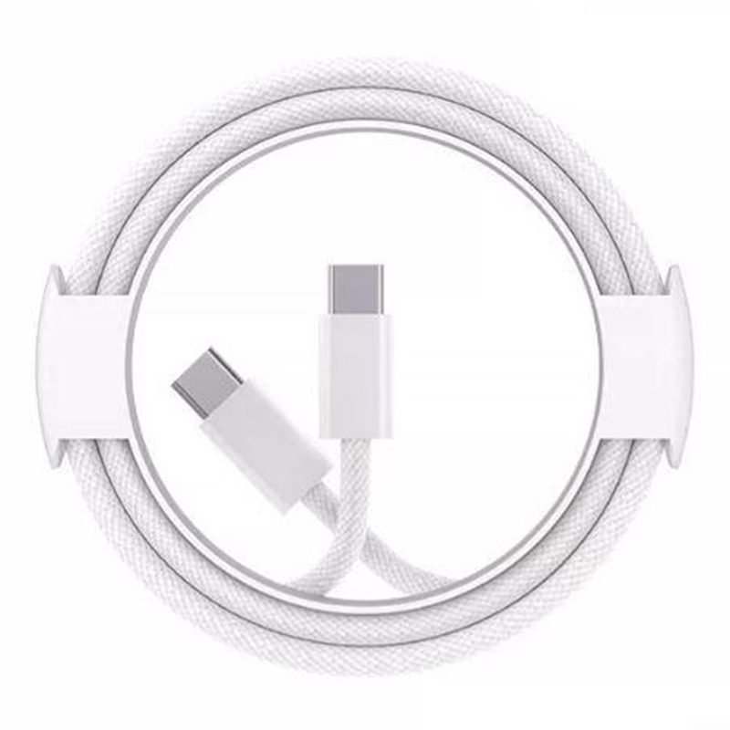 100 W geflochtenes Schnellladekabel Typ C auf Typ C