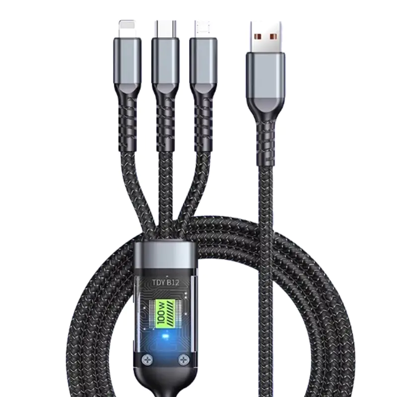 3-in-1-USB-Kabel 100 Watt