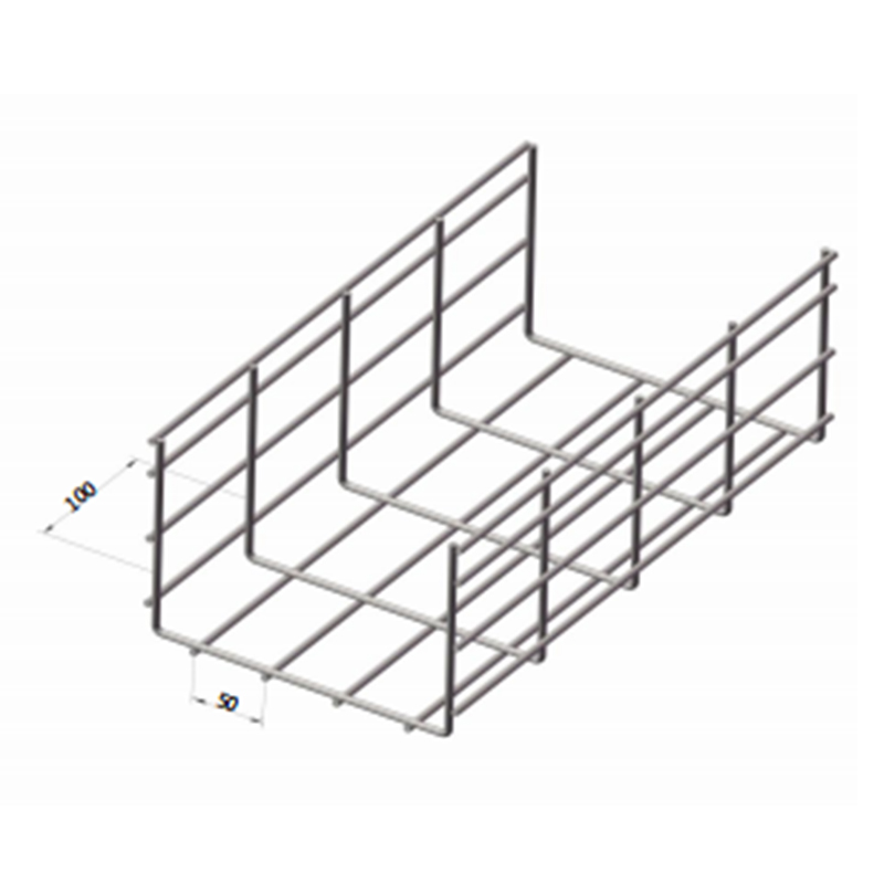 Kabelrinne aus Drahtgeflecht – Serie mit 150 mm Höhe