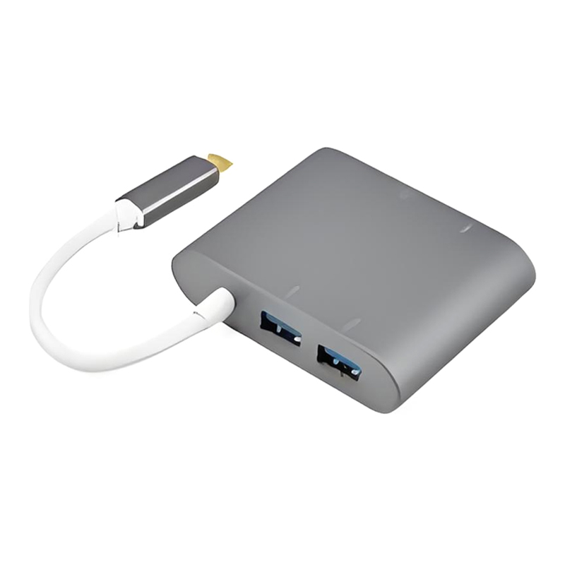 USB 3.1 Typ-C auf USB 3.0X2+MicroSD+SD/MMC+PD Laden A