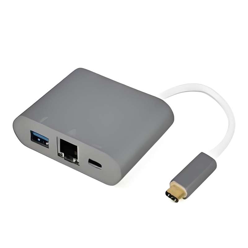USB 3.1 Typ-C auf USB 3.0X2+MicroSD+SD/MMC+PD Laden A